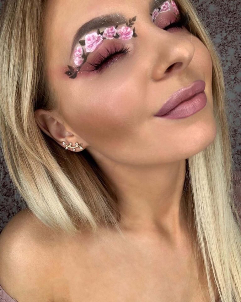 Fresh & Feminine: 20 Cherry Blossom Makeup Ideas You’ll Love 5 Rosy Reverie