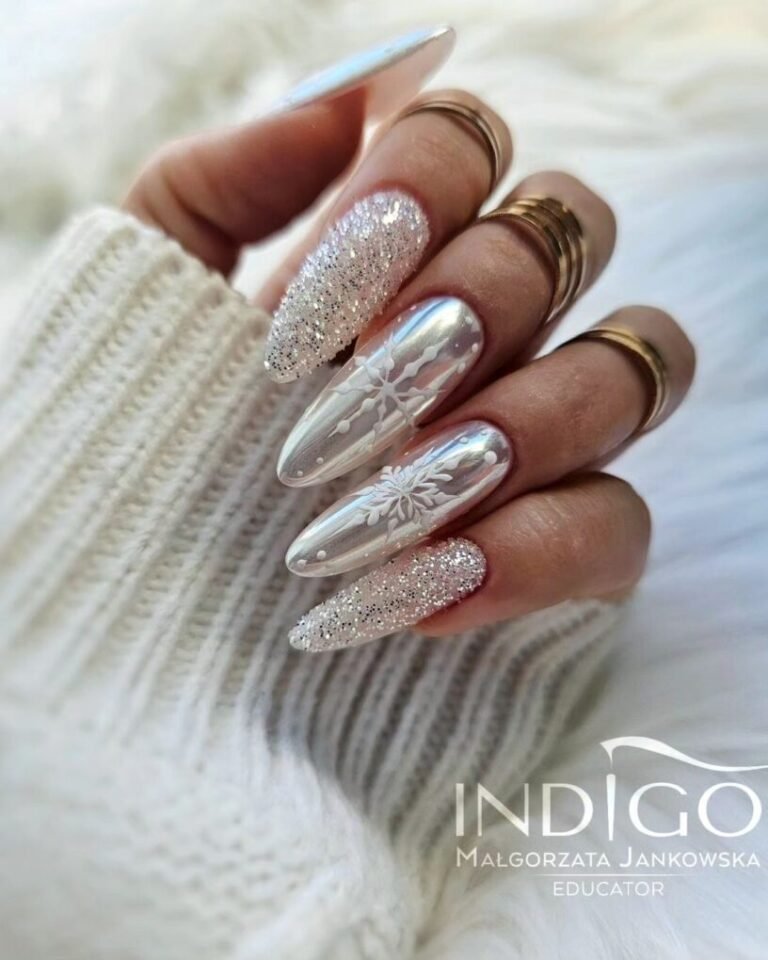 Glittery Silver