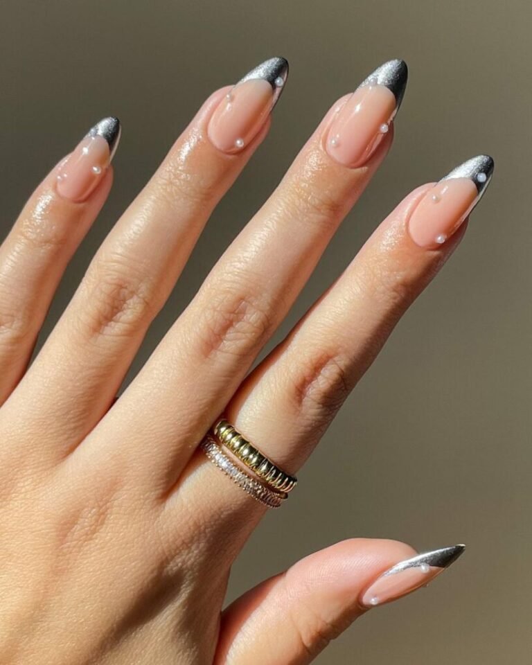 Festive French Tips