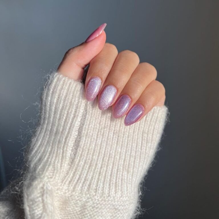 20 Pink Christmas Nail Inspirations – Festive & Feminine Holiday Looks 16 Pink Velvet Luxe