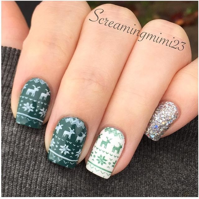 25 Funky Winter Manicure Designs You’ll Want to Try 18 Christmas Sweater Motifs
