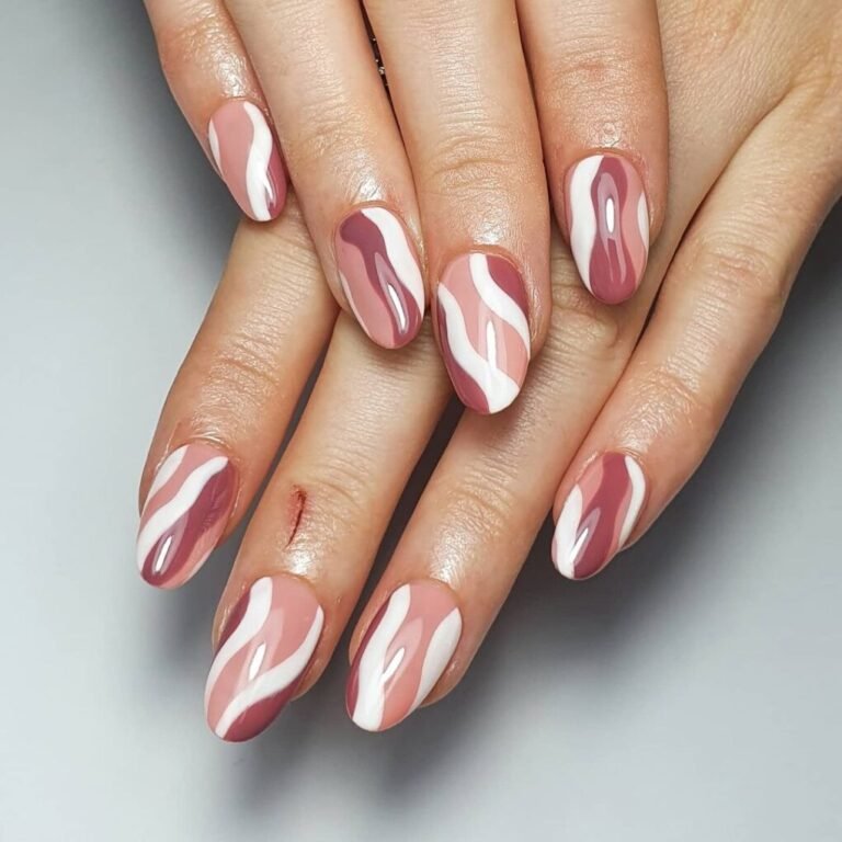 Mauve Swirls