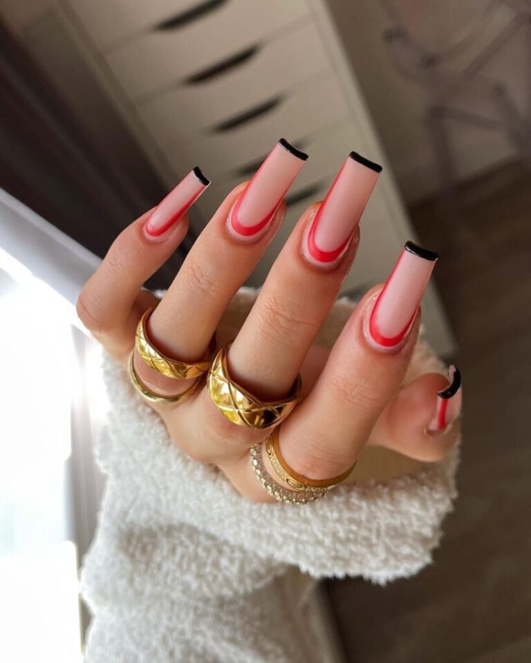 Negative Space Nails