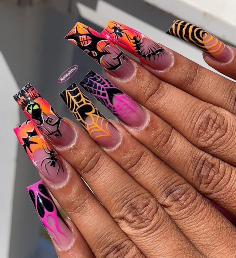 22 Bold Nail Art Designs That Scream Confidence 6 Spooky Halloween