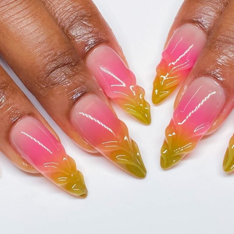 22 Bold Nail Art Designs That Scream Confidence 8 Graphic Chrome