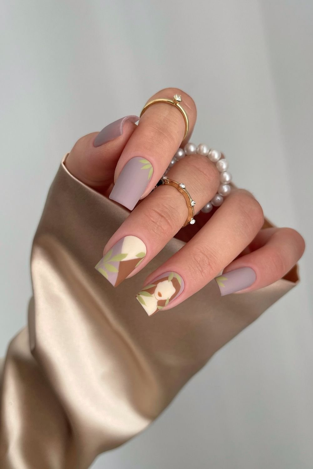 30 Fall Gel Nail Ideas for a Perfect Autumn Look 10 Matte Earth Tones