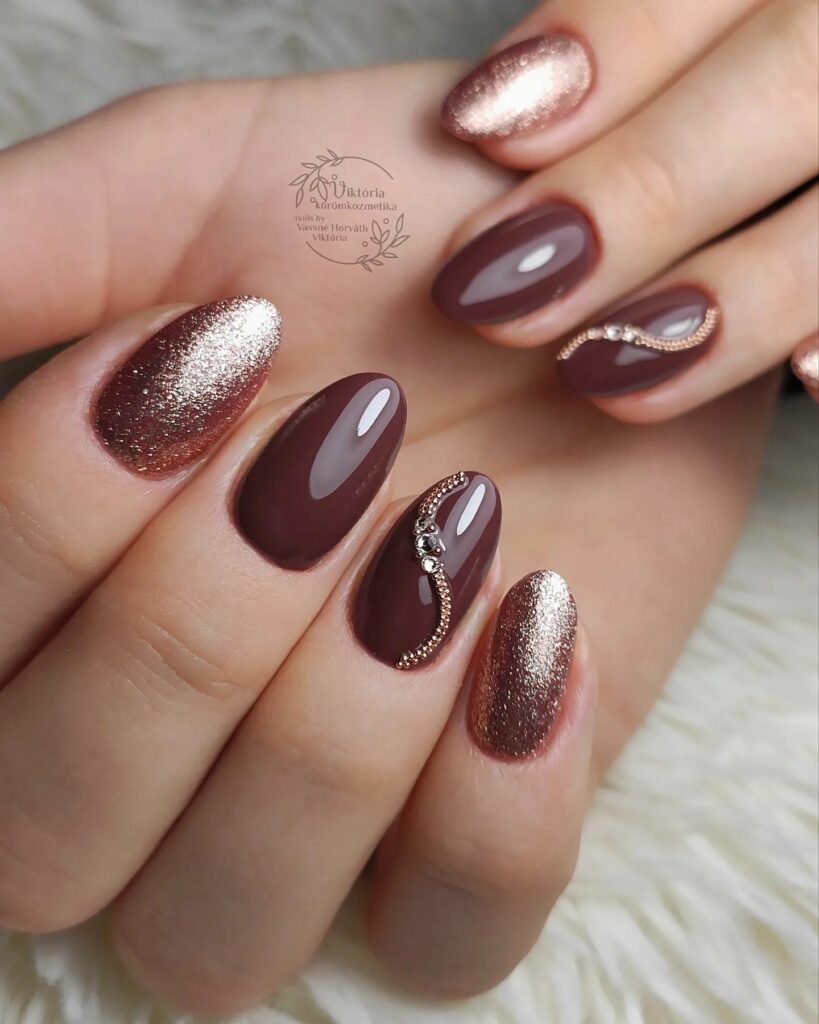 30 Chic Fall Nail Designs for Short Nails 4