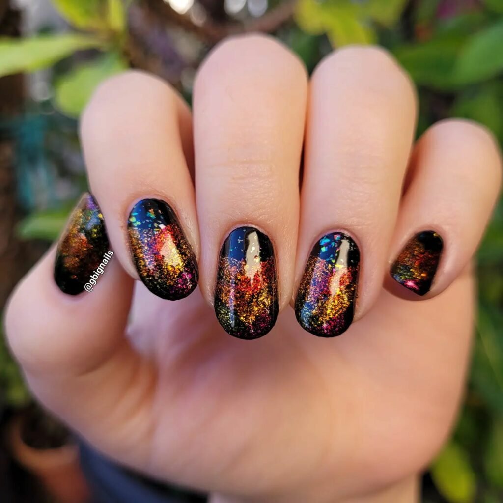 30 Chic Fall Nail Designs for Short Nails 11