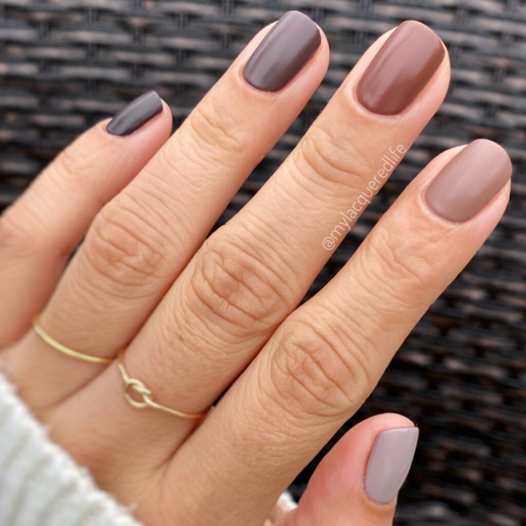 30 Chic Fall Nail Designs for Short Nails 12