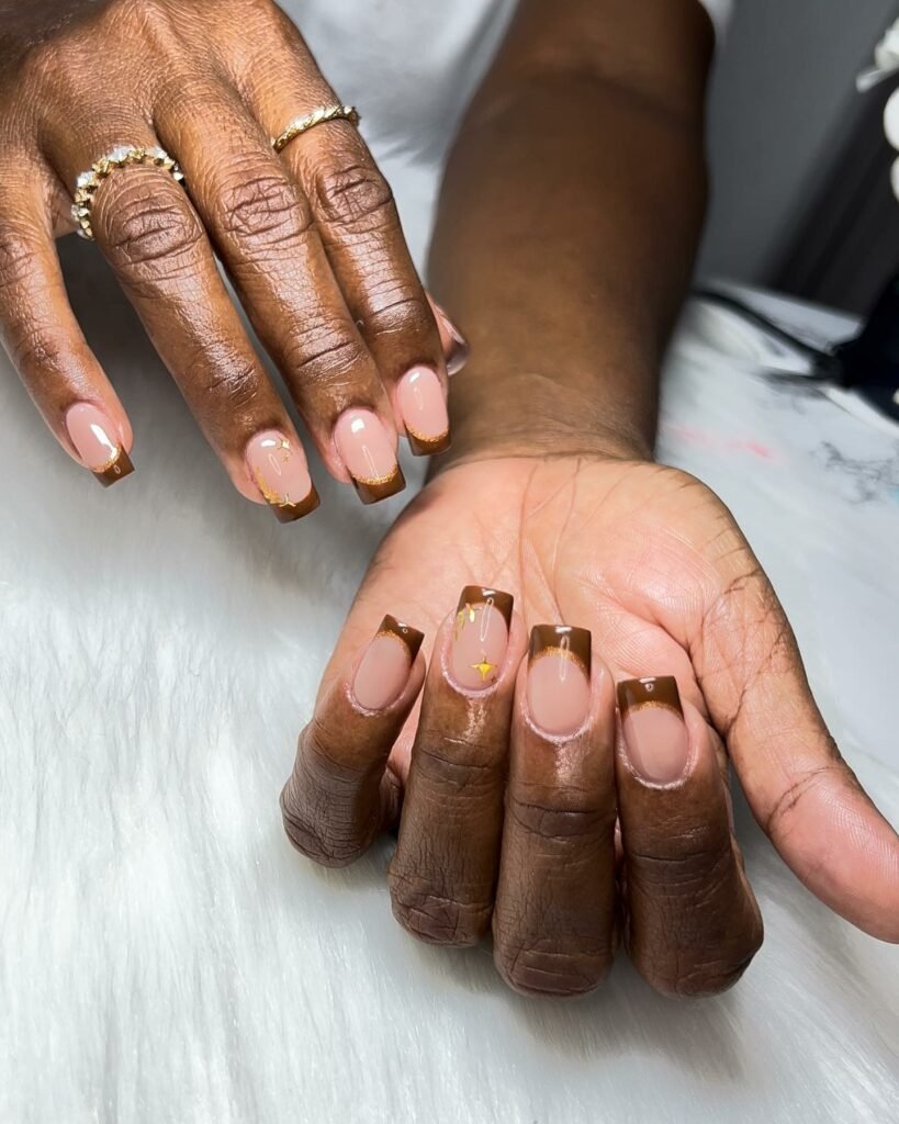 30 Chic Fall Nail Designs for Short Nails 15