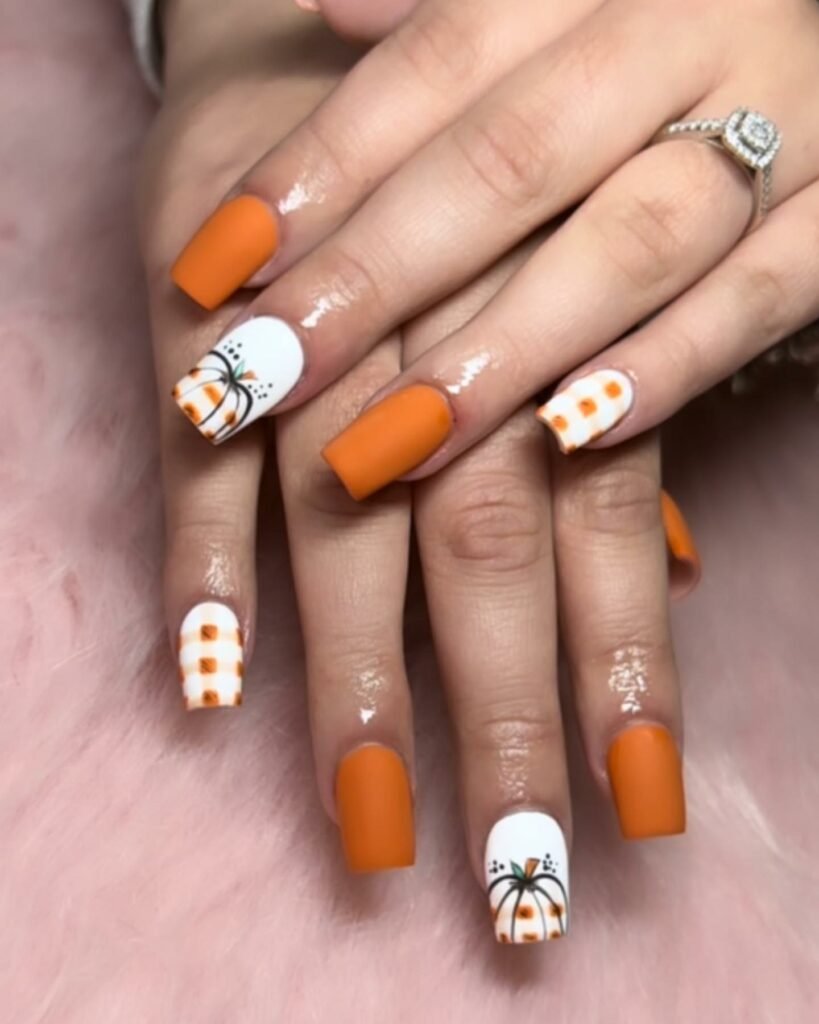 30 Chic Fall Nail Designs for Short Nails 16