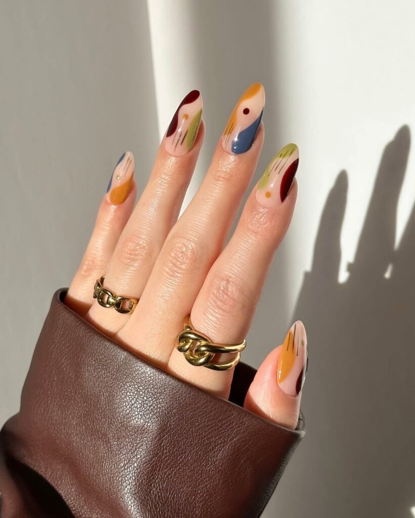 30 Chic Fall Nail Designs for Short Nails 20