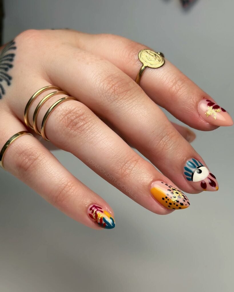 30 Chic Fall Nail Designs for Short Nails 21