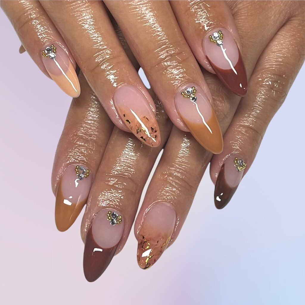 30 Chic Fall Nail Designs for Short Nails 24