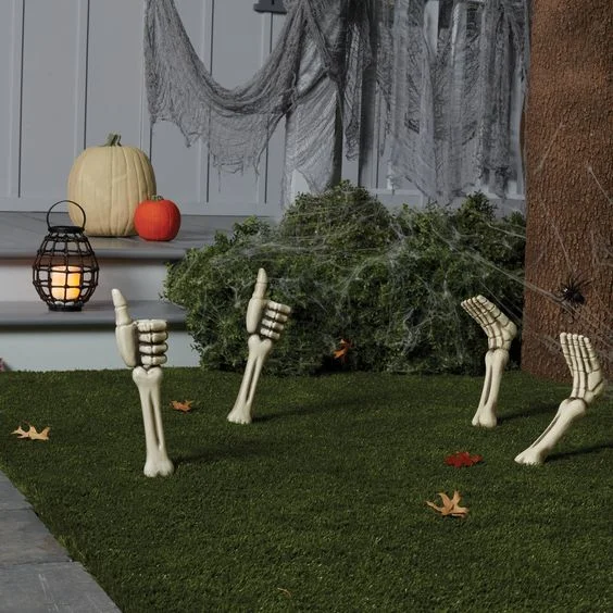 Skeleton Hands on the Yard